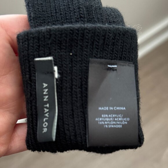 Ann Taylor Sparkling Embellished Soft Knit Gloves - Picture 7 of 7